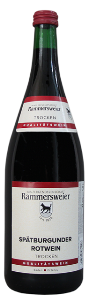 2023 Spätburgunder Rotwein QbA trocken Literflasche